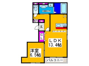 LS RESIDENCE NAKAMOZUの物件間取画像